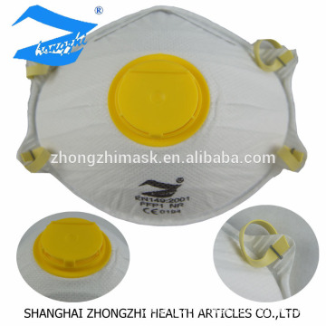 ce en agriculture non-woven cloth meterial face respirator with valve